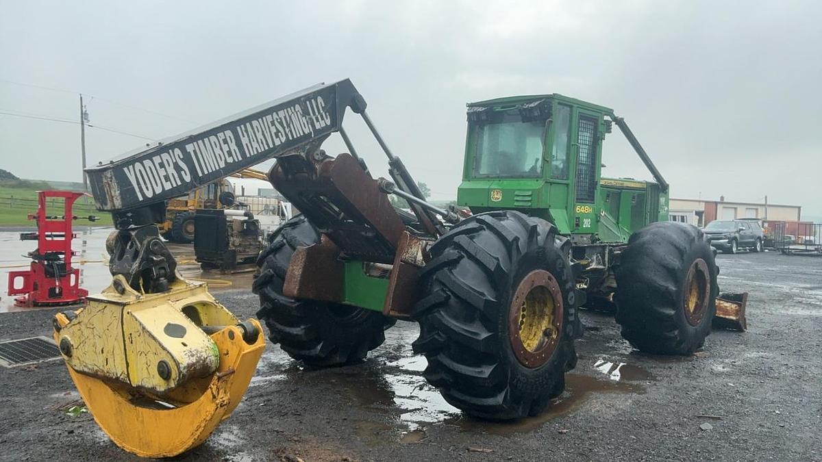 Used 2014 John Deere 648H Grapple Skidder