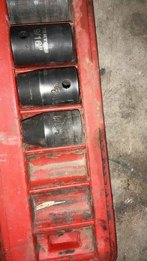 Used Breaker Bar and Sockets