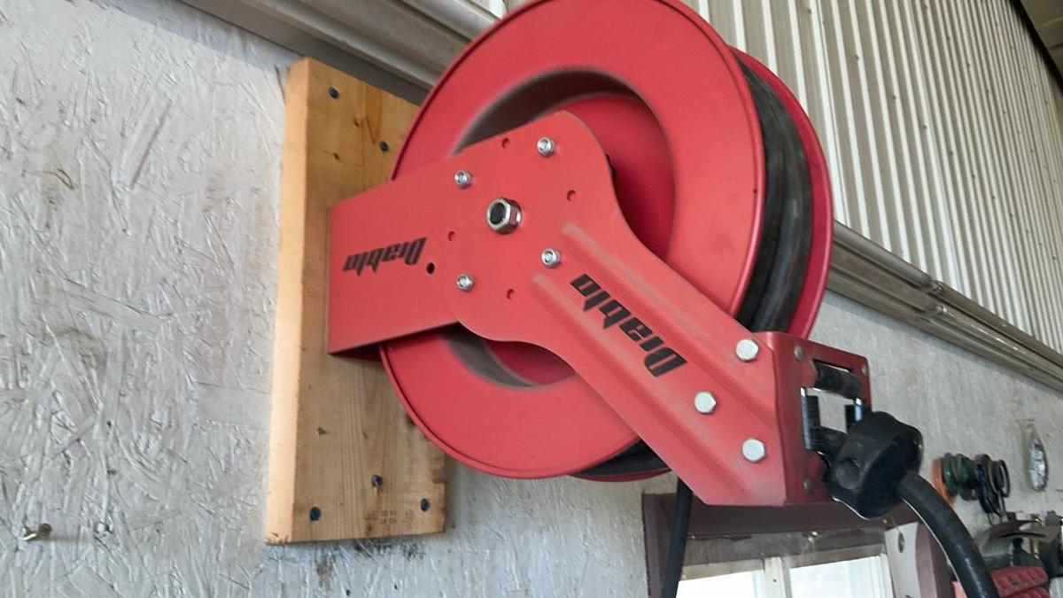 Used Diablo Air Hose Reel