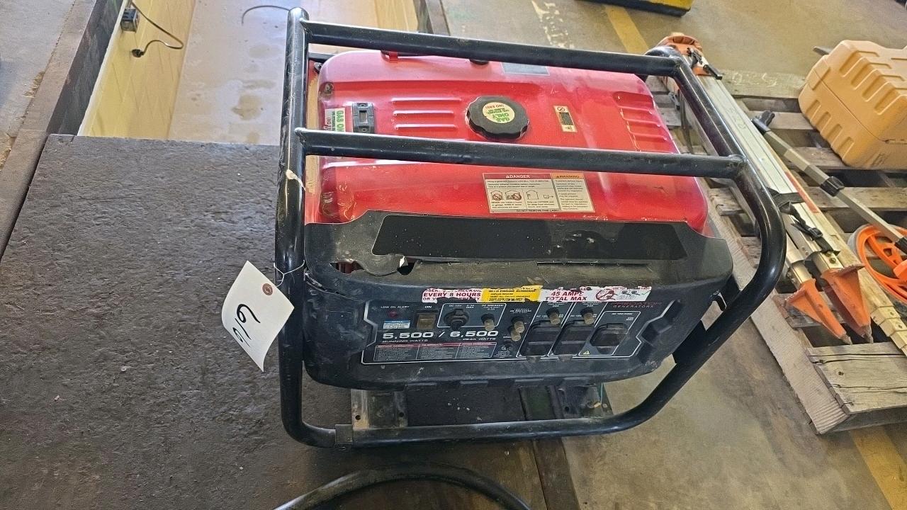 Used Predator 6500 Watt Generator