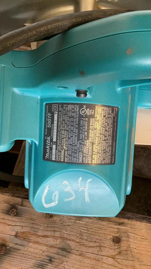 Used Makita Circular Saw, Inverter and Light