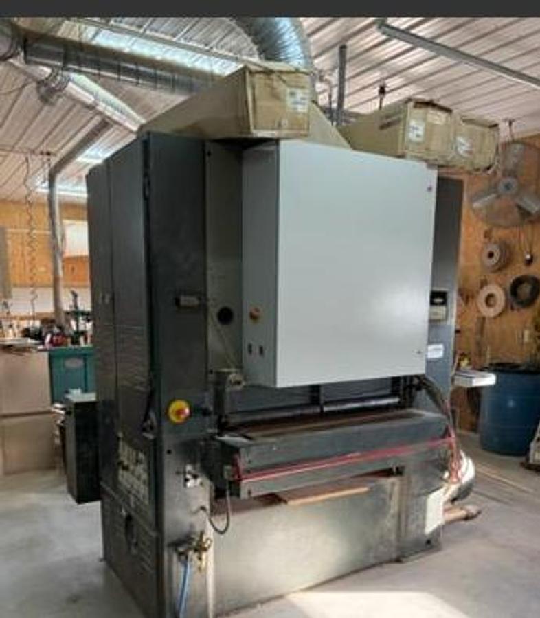 Used Double Head Wide Belt Sander