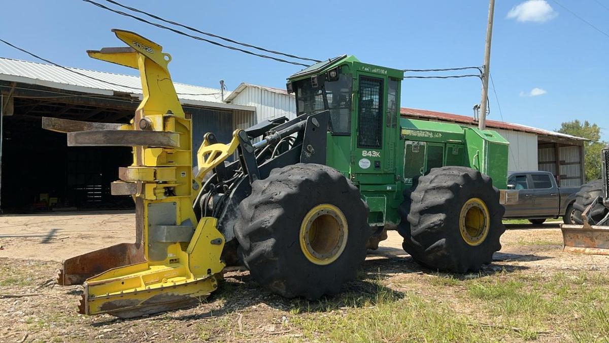 Used 2013 John Deere 843K Feller Buncher