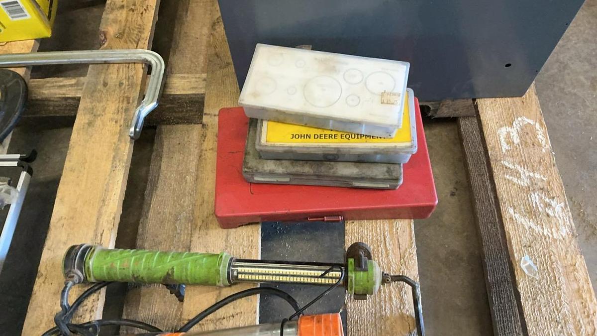 Used Storage Bin and Tools