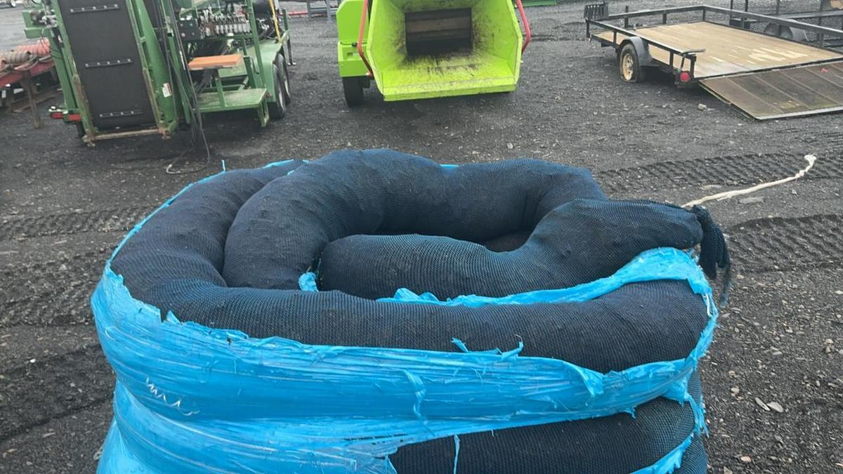 Used Erosion Control Tube