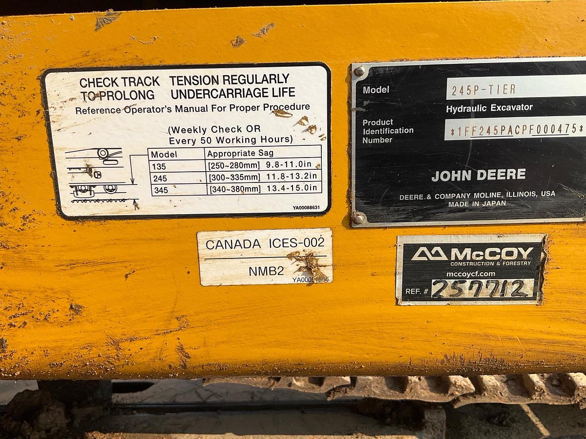 Used 2023 John Deere 245P-Tier Excavator