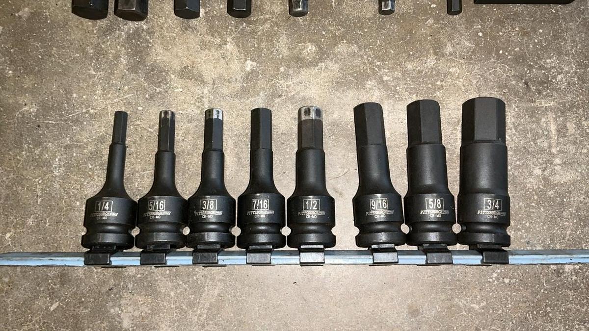 Used Socket Sets and Hex Wrenches