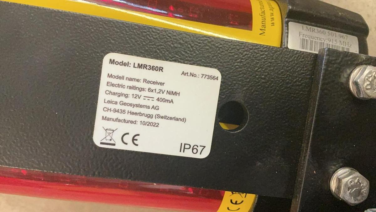 Used 2022 Agate LMR 360R Laser Receiver