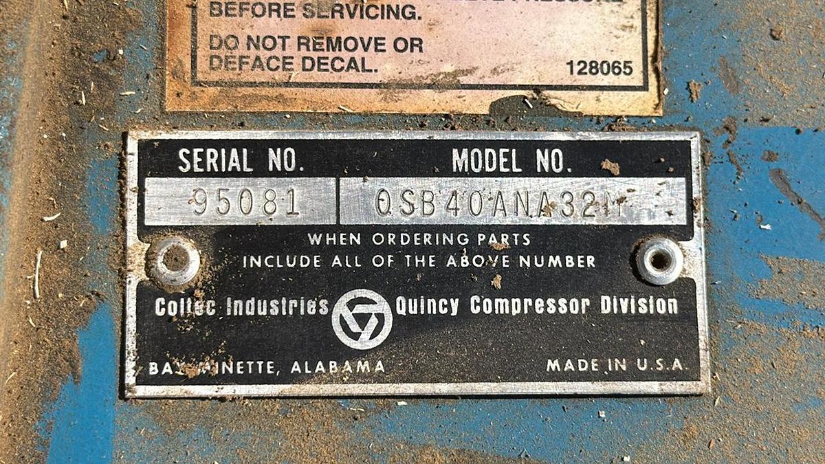 Used Quincy Air Compressor