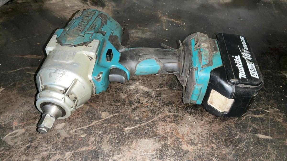 Used Makita Reciprocating Saw, Impact Driver, and Battery Charger