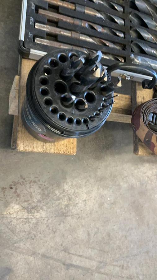 Used Storage Bin and Tools