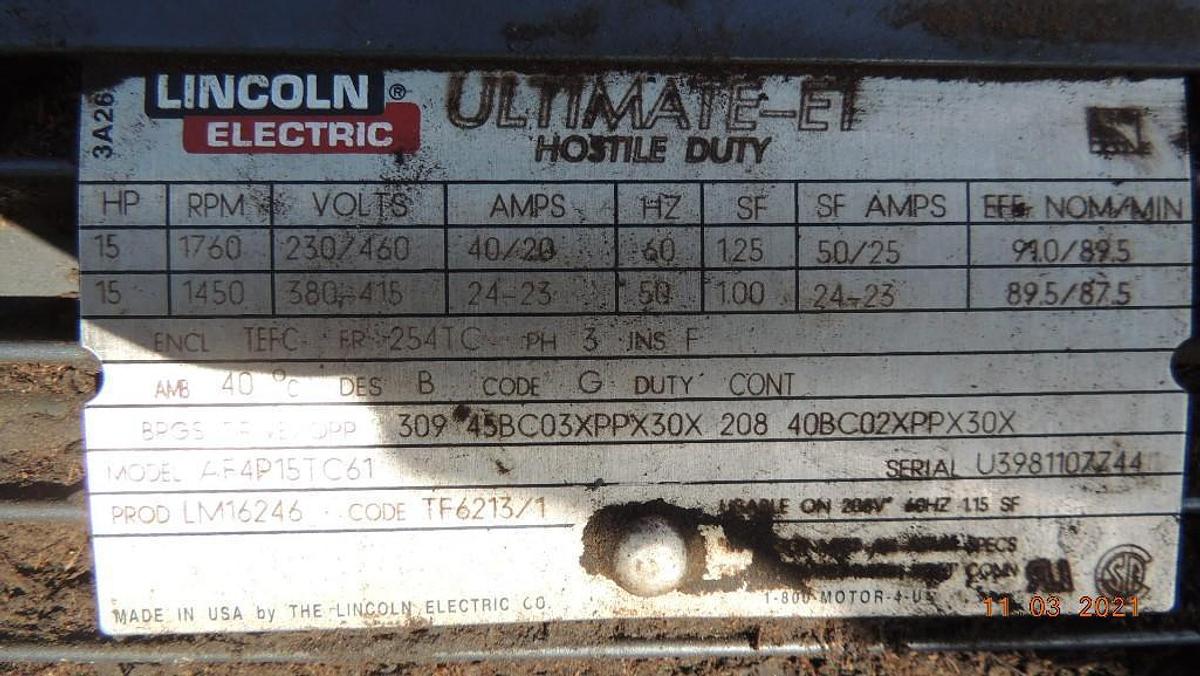 Used MELLOTT HYDRAULIC UNIT