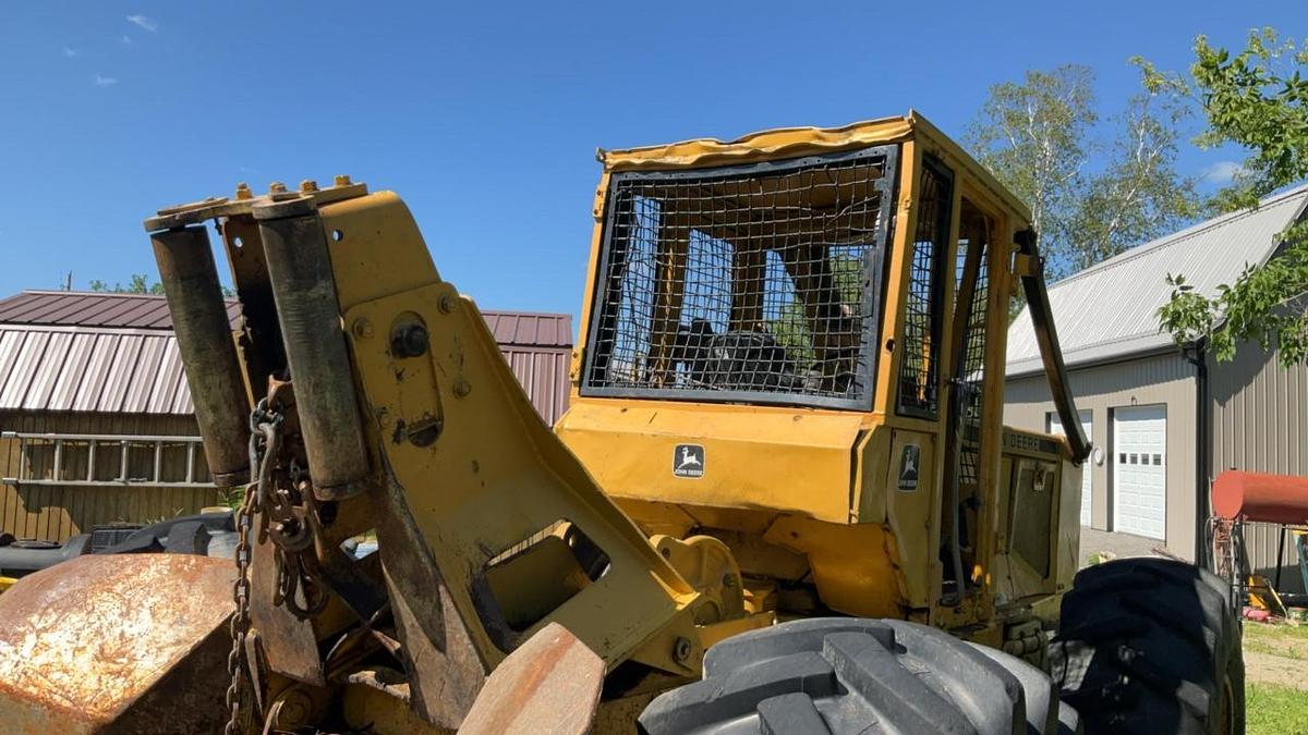Used 1994 John Deere 540E Cable Skidder