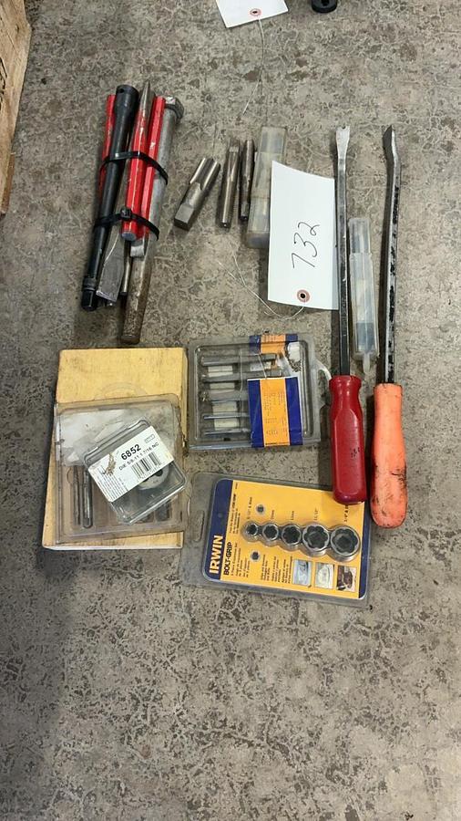 Used Pry Bars, Metal Chisels, Etc.