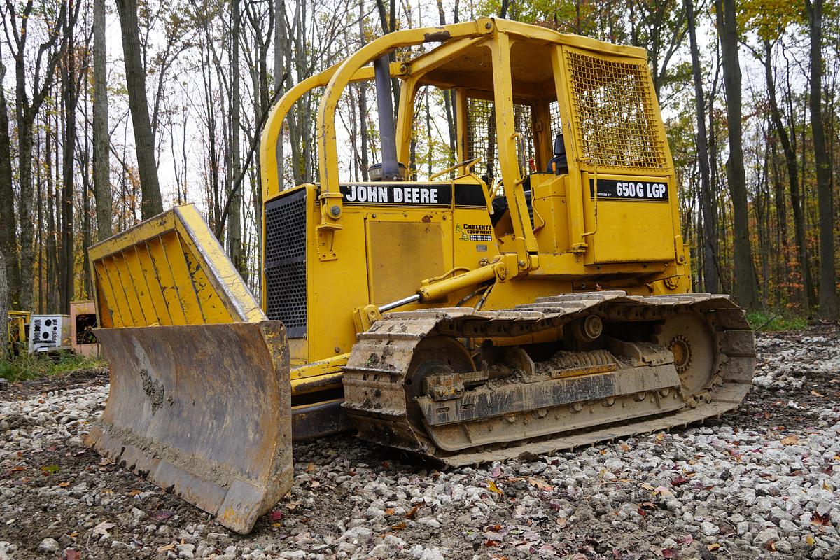 Used 650G LGP John Deere Track Cable Skidder