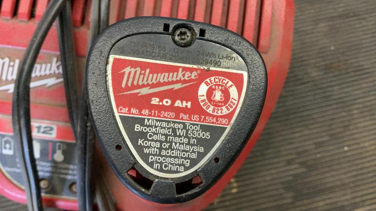 Used Milwaukee Impact and Reciprocating Saw Set