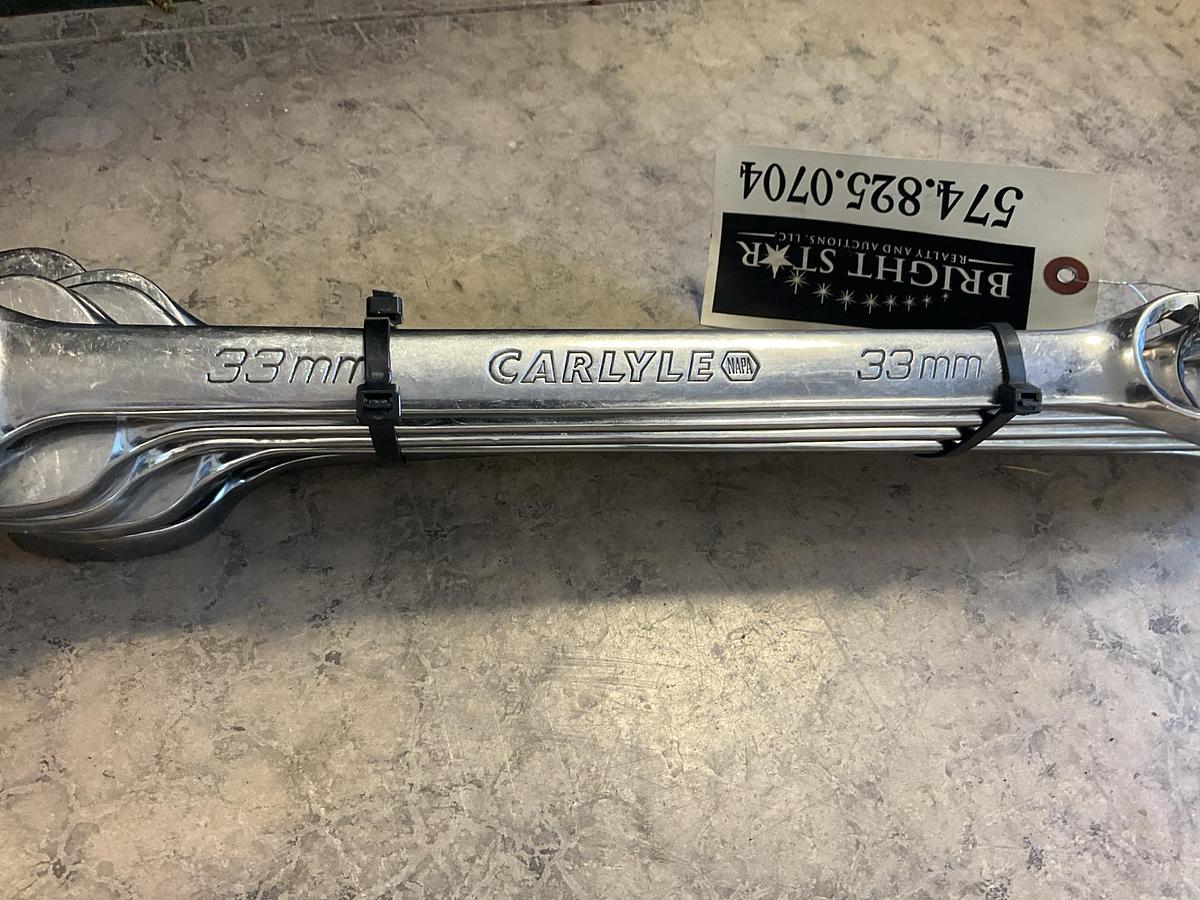 Used Carlyle Metric Wrench Set