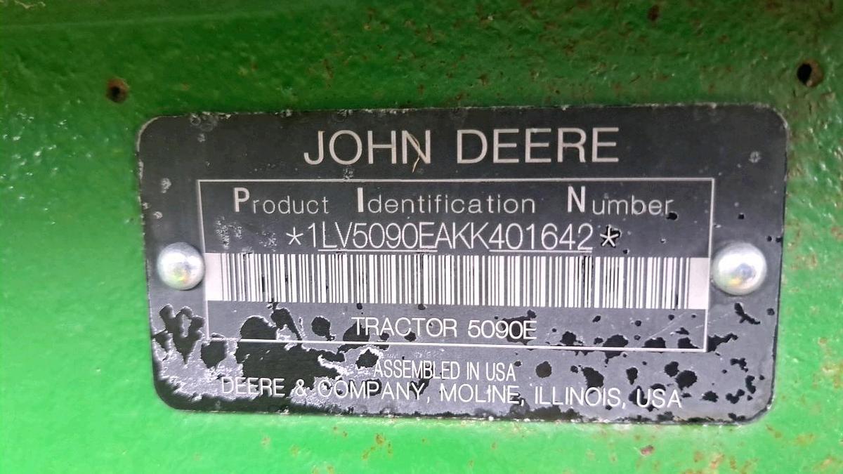 Used 2019 John Deere 5090E Tractor