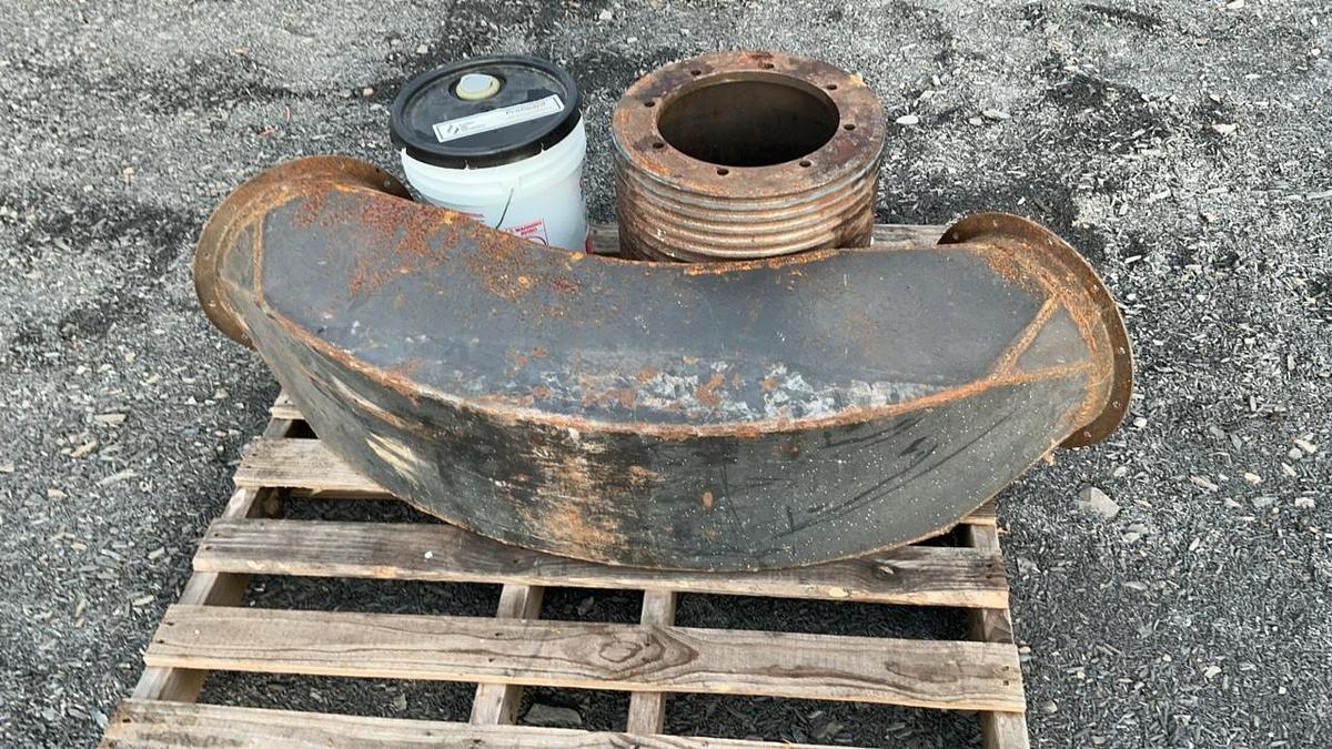 Used Cable Drum and Elbow