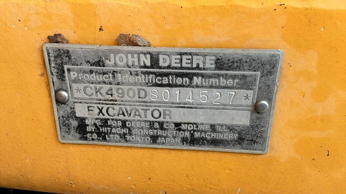 Used 1988 John Deere 490D Excavator