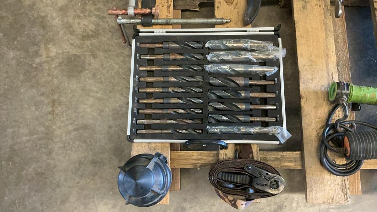 Used Storage Bin and Tools