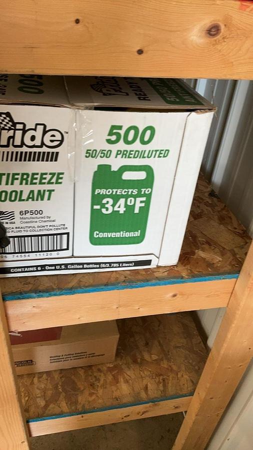 Used Pride 50/50 Prediluted Antifreeze/Coolant