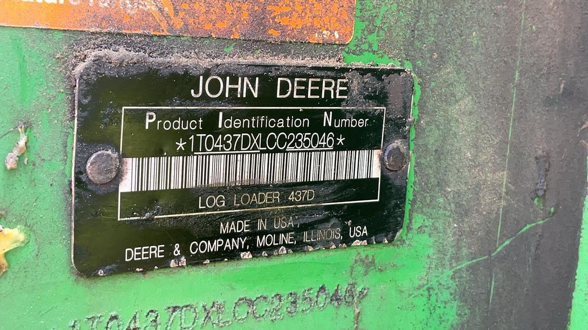 Used 2013 John Deere 437D Knuckleboom