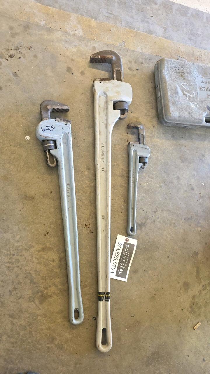 Used Heavy Duty Aluminum Pipe Wrenches