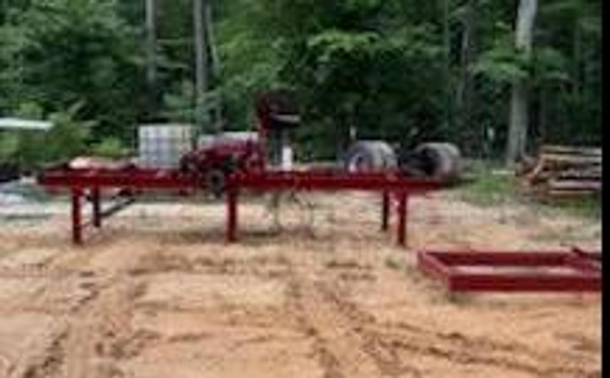 Used Zimmerman Machinery Horisonial Bandmill + A 2 Blade Edger