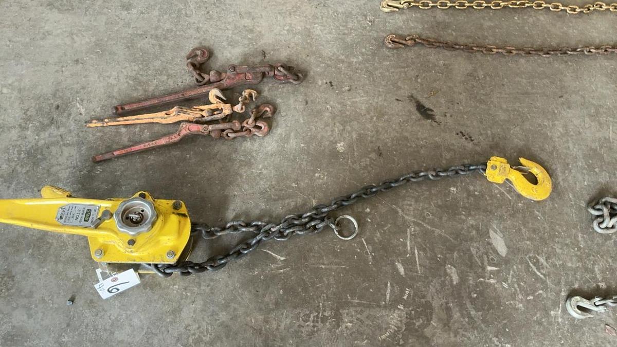 Used Lever Hoist and Lever Binders