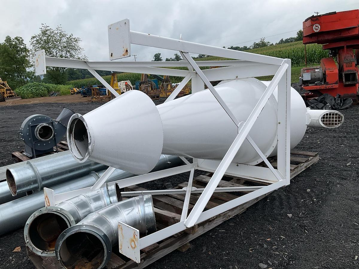 Used Dust Cyclone and Pipe