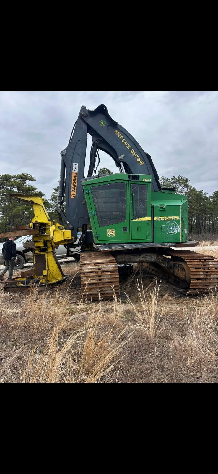 Used 2019 John Deere 853M Track Feller Buncher