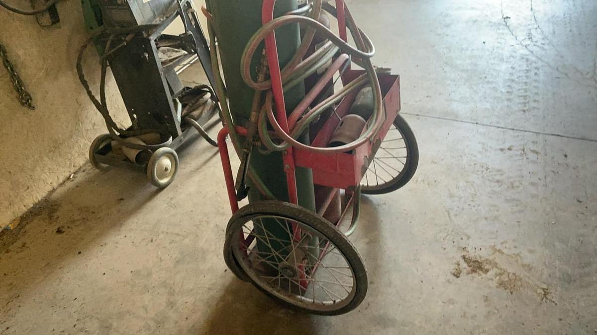 Used Cutting Torch Set on Cart