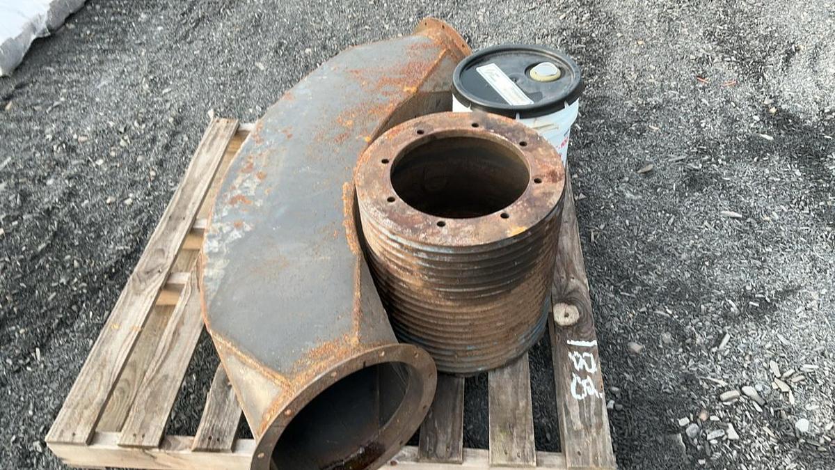 Used Cable Drum and Elbow