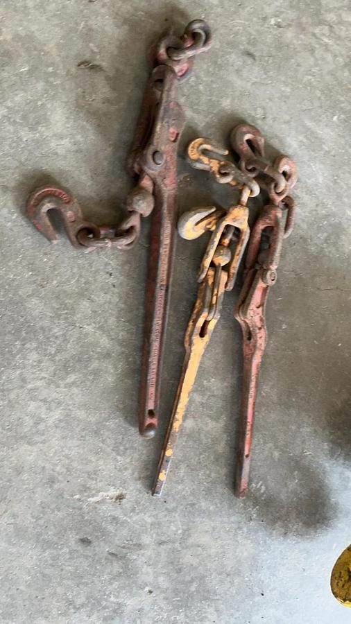 Used Lever Hoist and Lever Binders