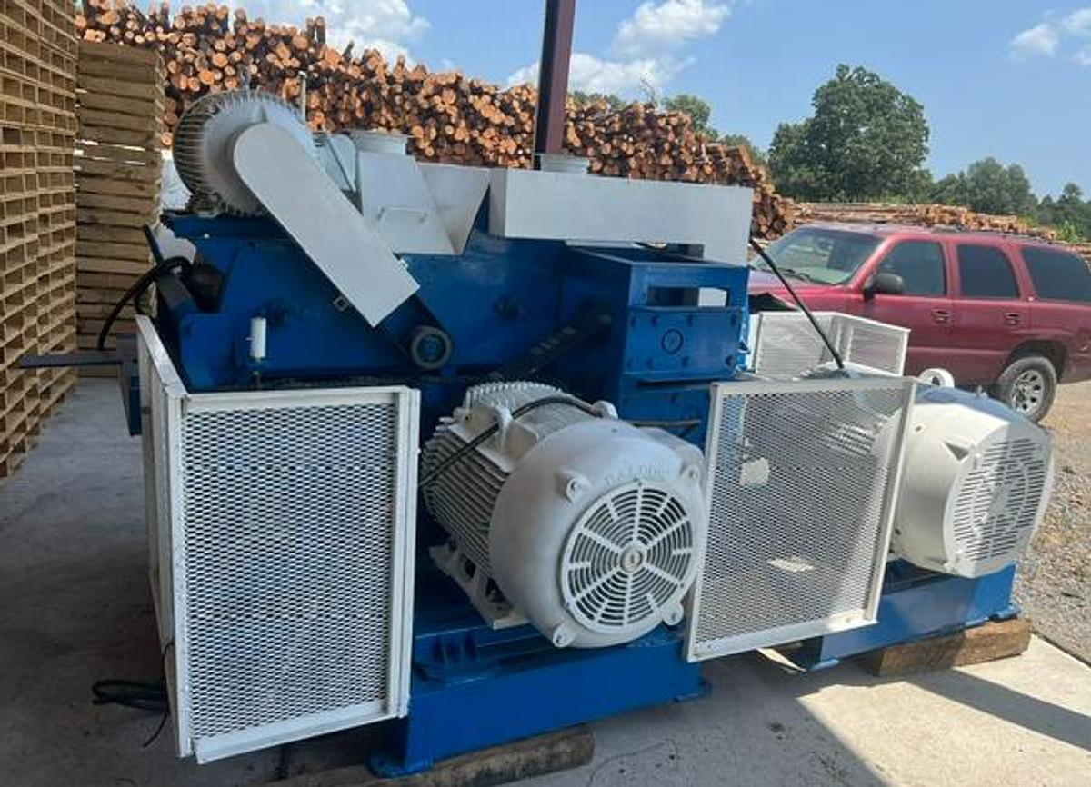 Used Brewer 8124 Double Bay, Double Arbor Gangsaw