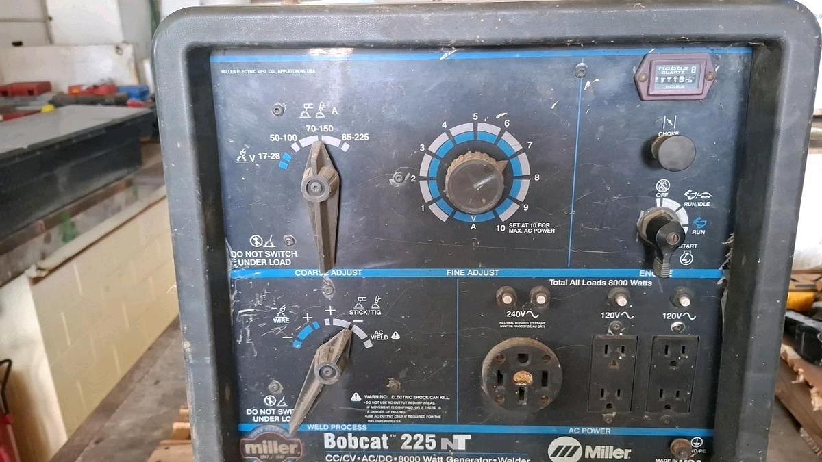Used Miller 225 Bobcat Welder