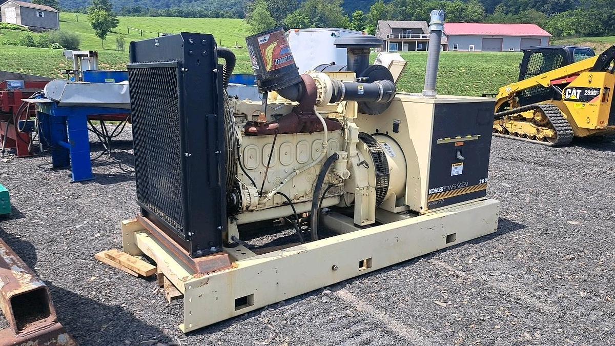 Used Detroit 671 Genset with Kohler 200R0ZD Generator