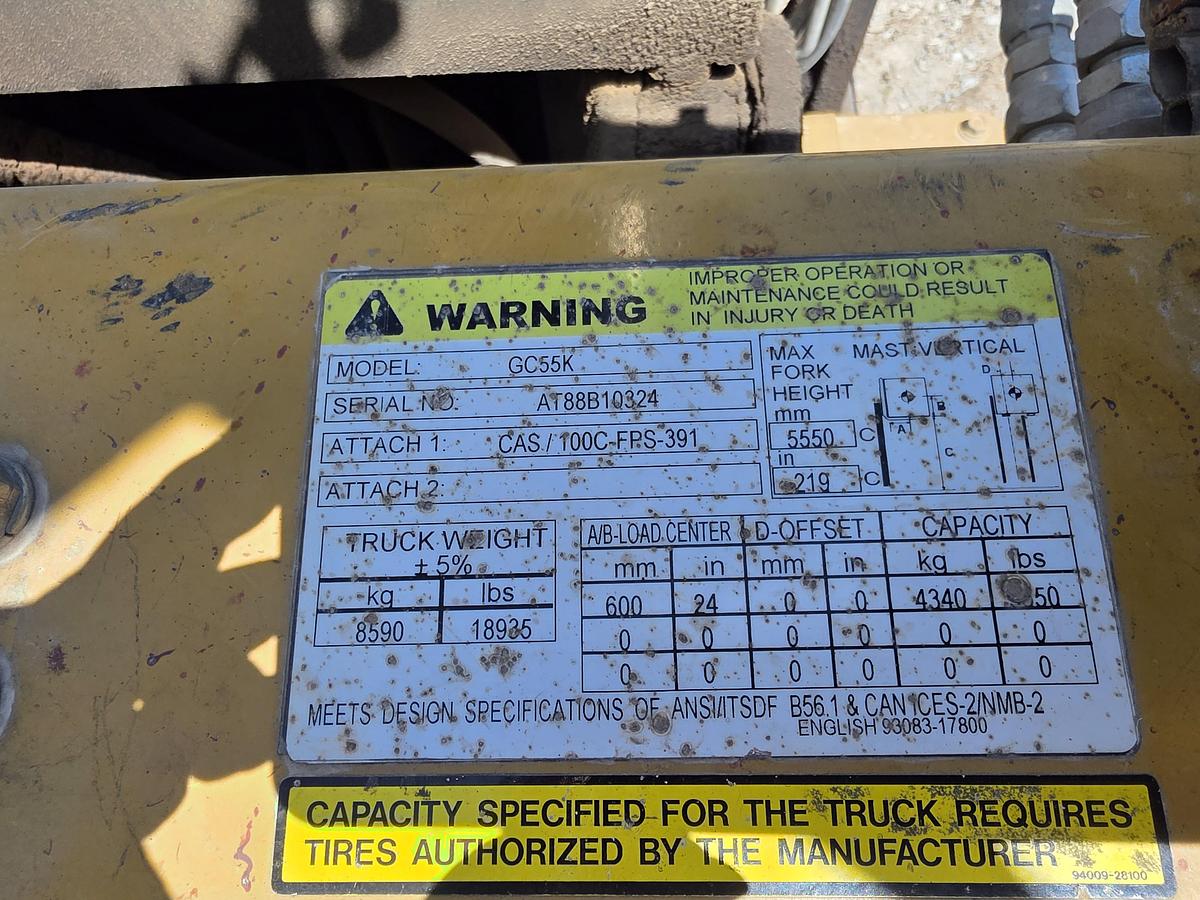 Used Cat GC55K Forklift
