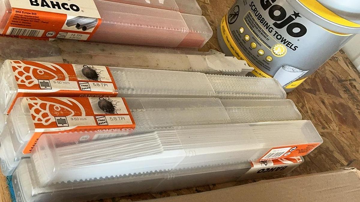 Used Grinder Blades and Sawzall Blades