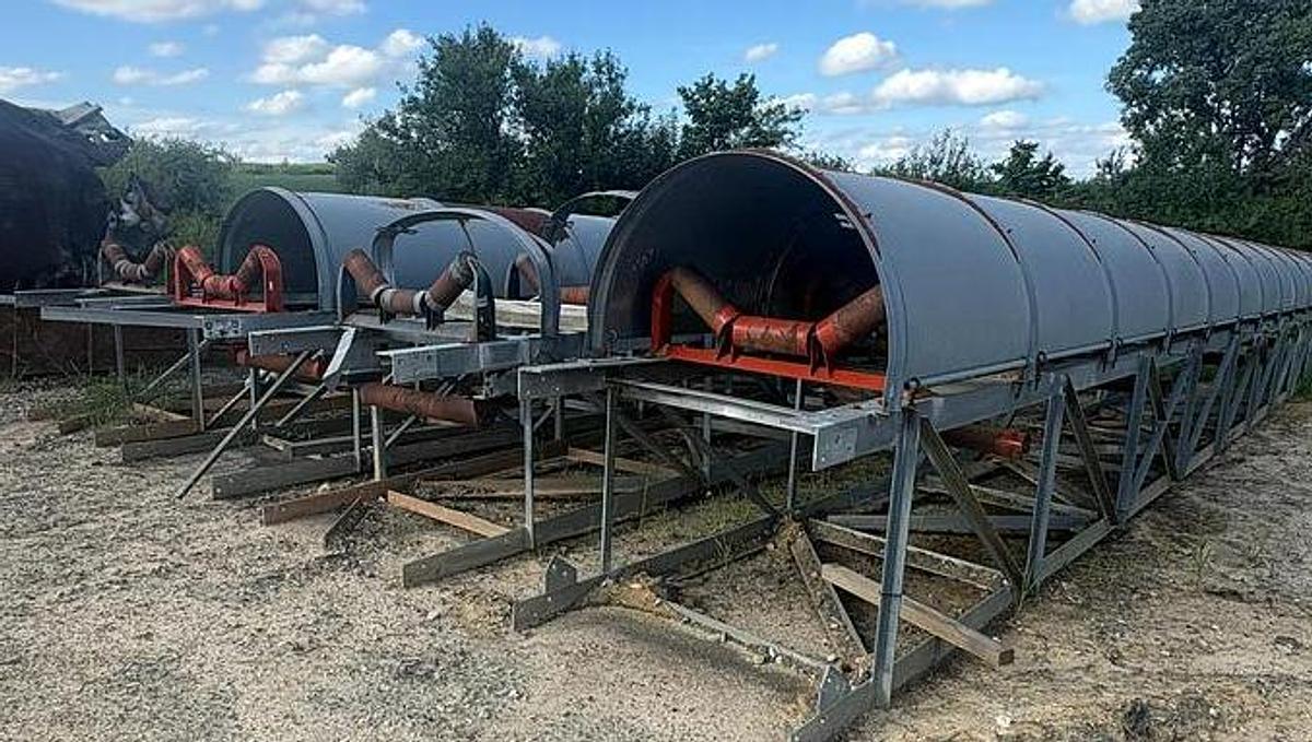 Used Concave Conveyor Belt