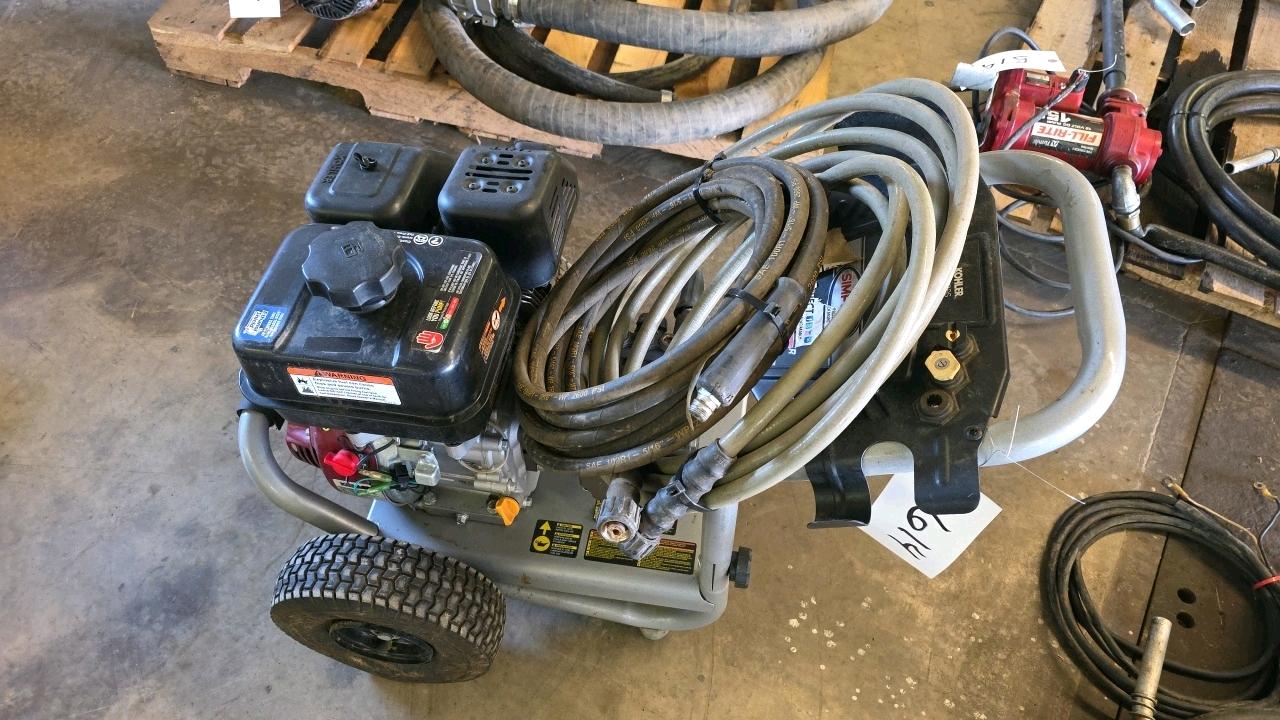 Used Simpson Portable Pressure Washer