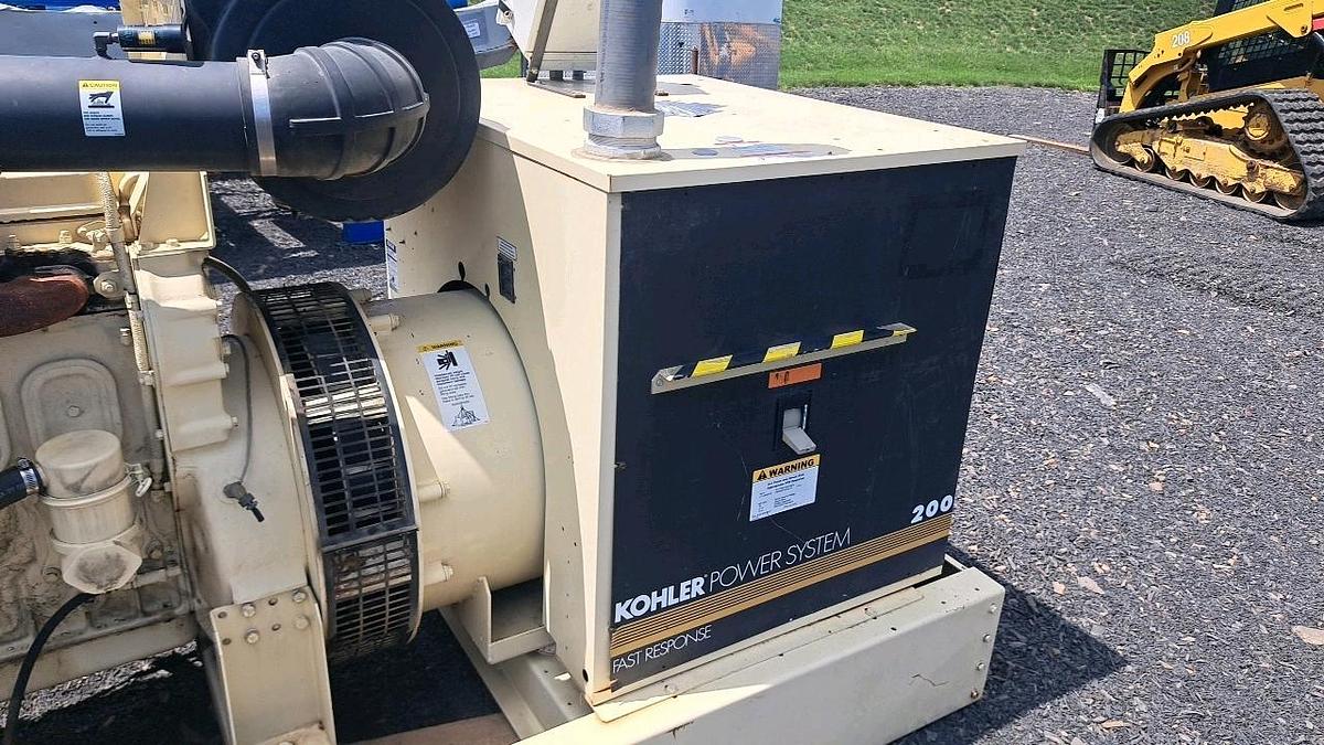 Used Detroit 671 Genset with Kohler 200R0ZD Generator