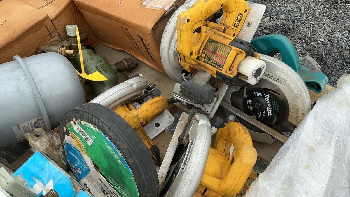 Used Water Heaters, Circle Saws, and Misc. Parts and Accessories