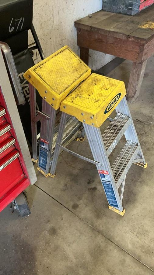 Used Small Stepladders and Creepers