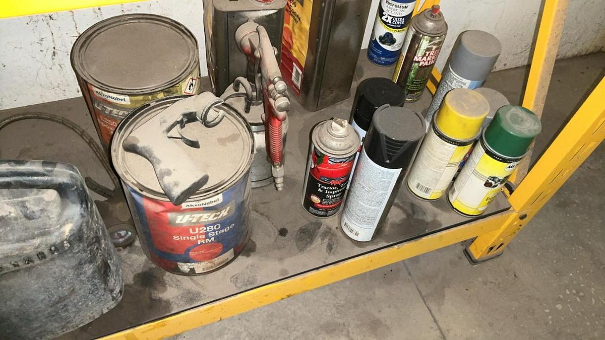 Used Dewalt Shelf and Misc. Grease and Oil