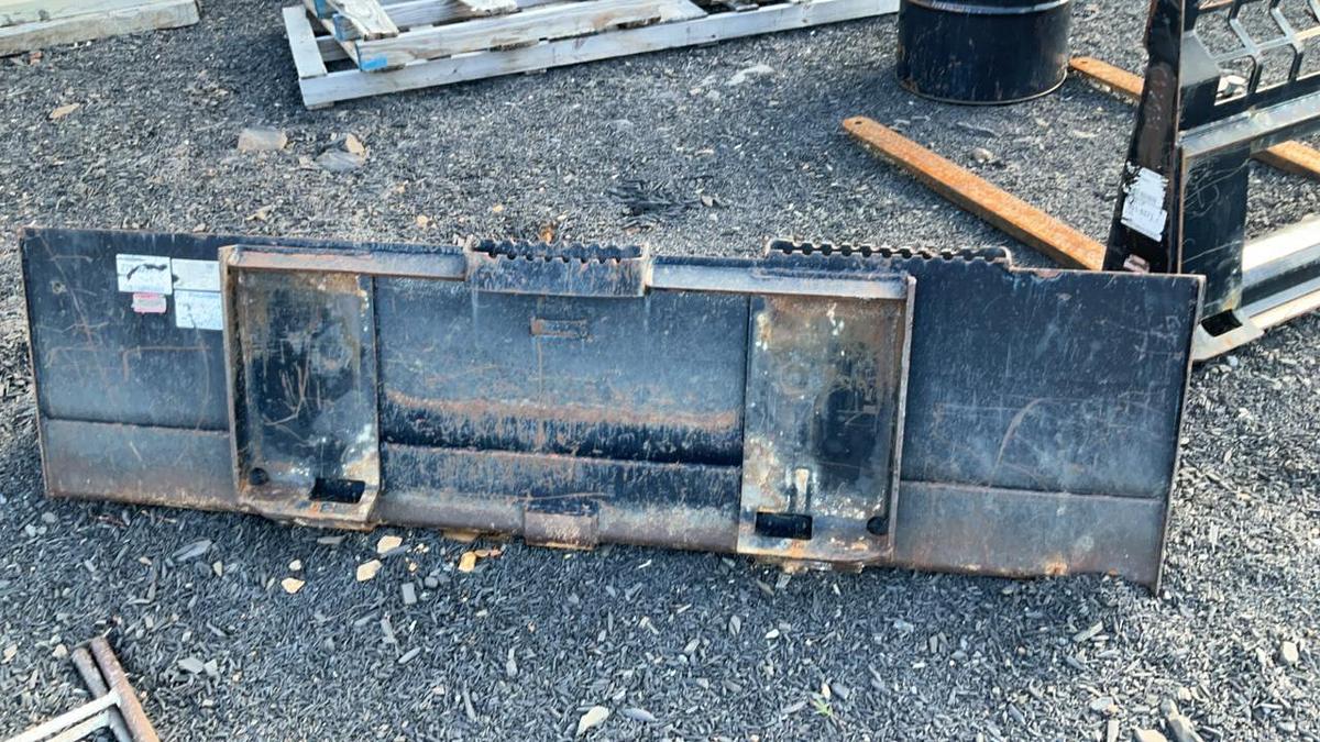Used 78” Cat Skid Steer Bucket