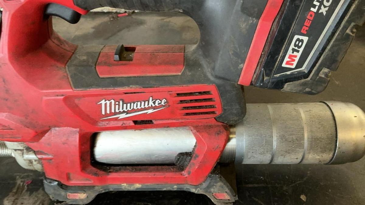 Used Milwaukee Cordless Grease Gun
