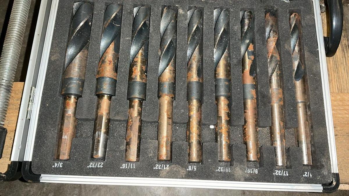 Used Storage Bin and Tools