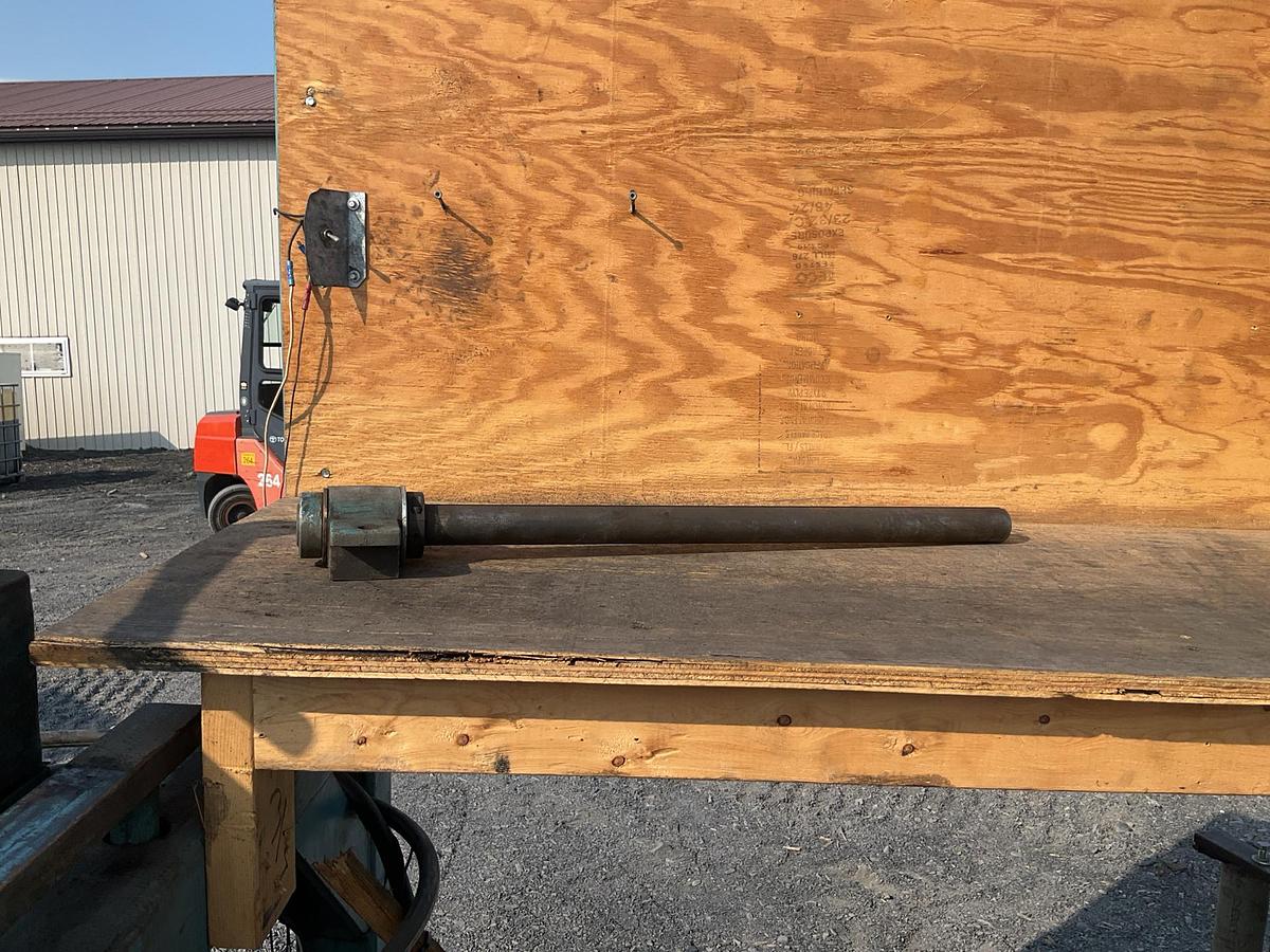 Used Armstrong Hammering Bench with Stretcher Roller and Welding Clamp